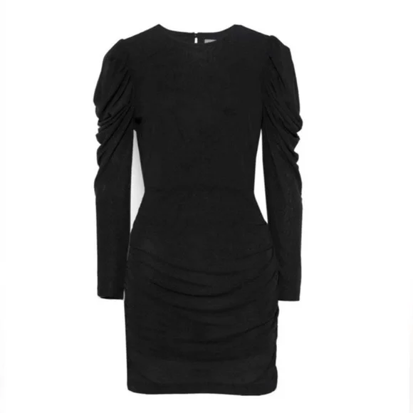 Rebecca Minkoff | Dresses | New Rebecca Minkoff Black Dress Sofia Ruched  Dress | Poshmark